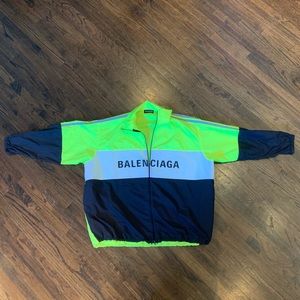 Balenciaga Neon Track Jacket Size 39